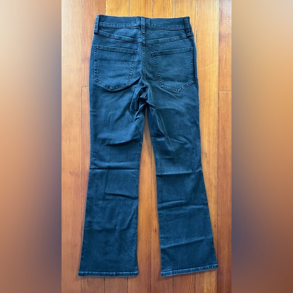 NWT Madewell Kick Out Crop Jeans in Beckley Wash - Size 25 - Black - Picture 7 of 10